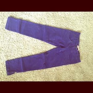 Purple corduroy pants